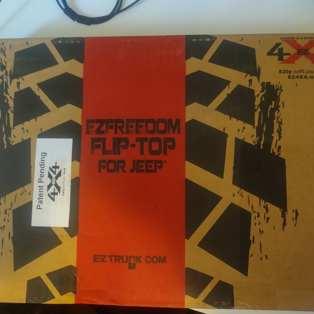 EZFreedom Flip-Top for Jeep in Black and Orange